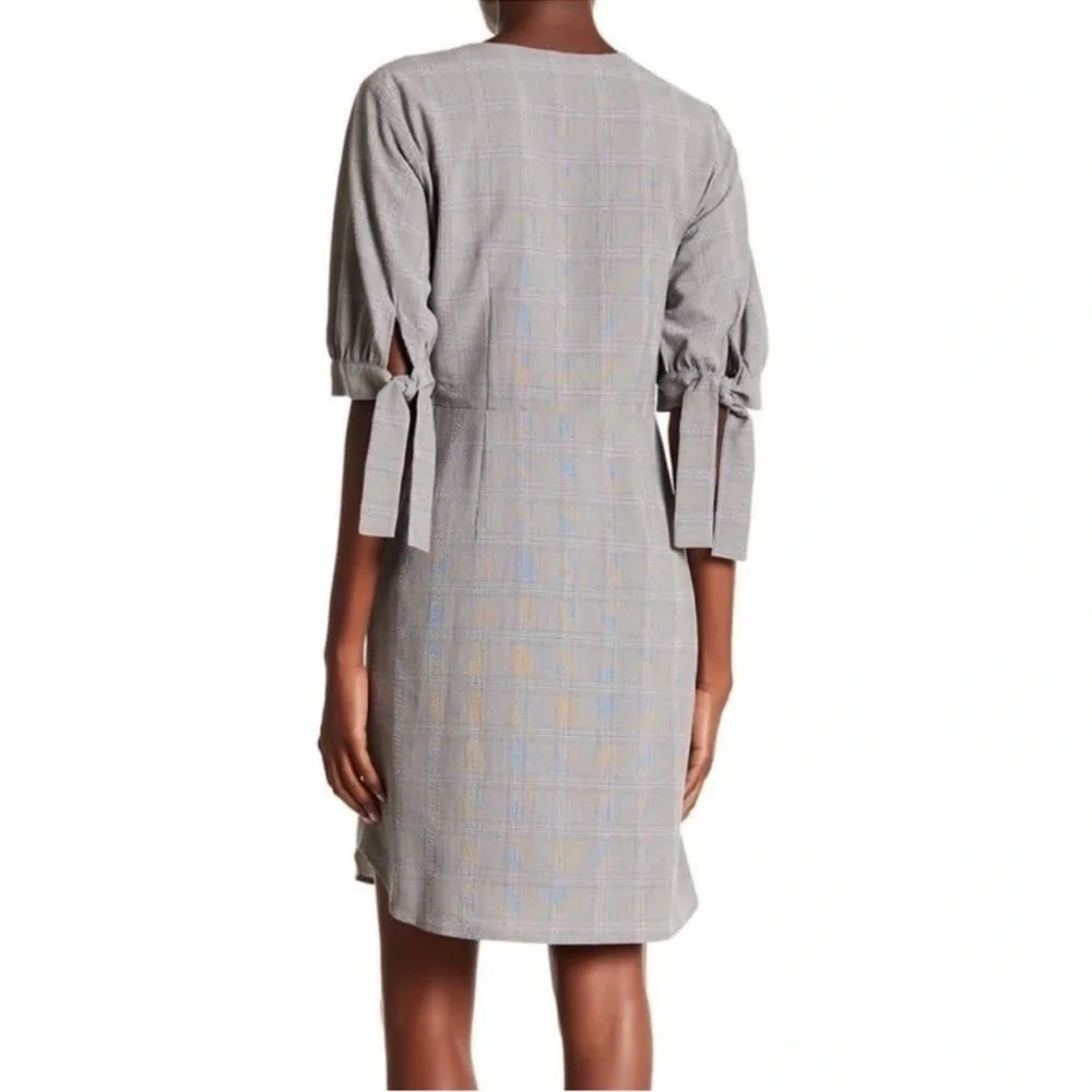 Pleione Gray Glen Plaid Dress XS - Picture 6 of 12